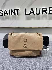 SAINT LAURENT Should bag 498894 brown 28x20x8.5cm - 1