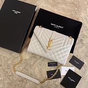 SAINT LAURENT Should bag 392739 off -white  24x17.5x6cm - 3