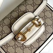 Gucci 1955 Horsebit BAG 658574H off white  20.50x14x5cm - 5