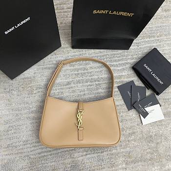 YSL  LE5A7  hobo bag 657228PW in brown-23x16x6cm