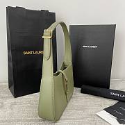 YSL  LE5A7  hobo bag 657228PW in dark green-23x16x6cm - 5