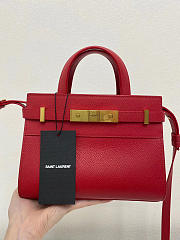 SAINT LAURENT MANHATTAN NANO BAG 593741 red -21x16x9cm - 5