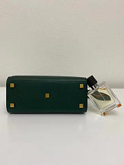 	 SAINT LAURENT MANHATTAN NANO BAG 593741  dark green -21x16x9cm - 4