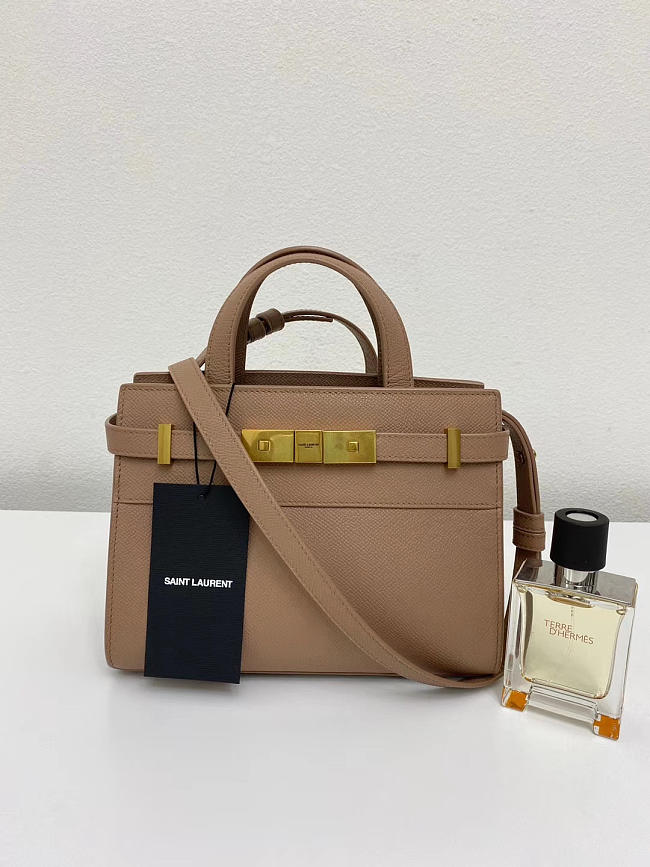 SAINT LAURENT MANHATTAN NANO BAG 593741 brown-21x16x9cm USD 365.00  - 1