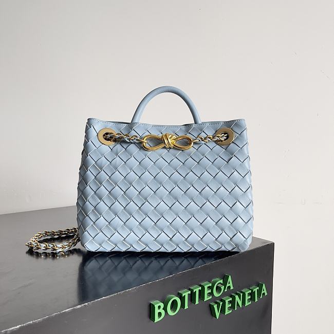 Bottega Veneta Shoulder bag 786008B blue-25x22x10.5cm - 1