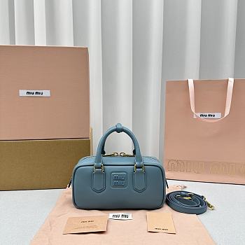 Miumiu tote blue bag  22*10.5*7.5CM