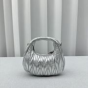 Miumiu wander hobo silver bag 17.5*5.5*14CM - 5