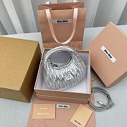 Miumiu wander hobo silver bag 17.5*5.5*14CM - 2