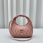 Miumiu wander hobo pink bag 20*6*17cm - 4