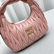 Miumiu wander hobo pink bag 20*6*17cm - 2