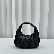 	 Miumiu wander hobo black bag 20*6*17cm - 2