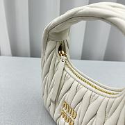 	 Miumiu wander hobo white bag 20*6*17cm - 5