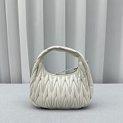 	 Miumiu wander hobo white bag 20*6*17cm - 4