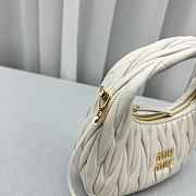 	 Miumiu wander hobo white bag 20*6*17cm - 3