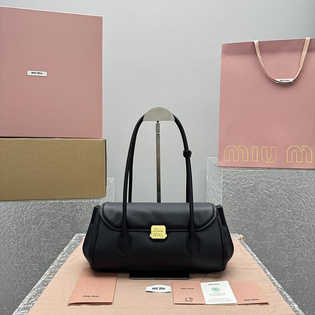 	 Miumiu tote bag black-28.5*8*17CM - 1