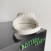 	 Bottega Veneta Shoulder white bag 776781-13.5x5x17cm - 6