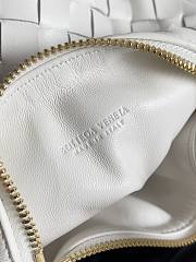 	 Bottega Veneta Shoulder white bag 776781-13.5x5x17cm - 2