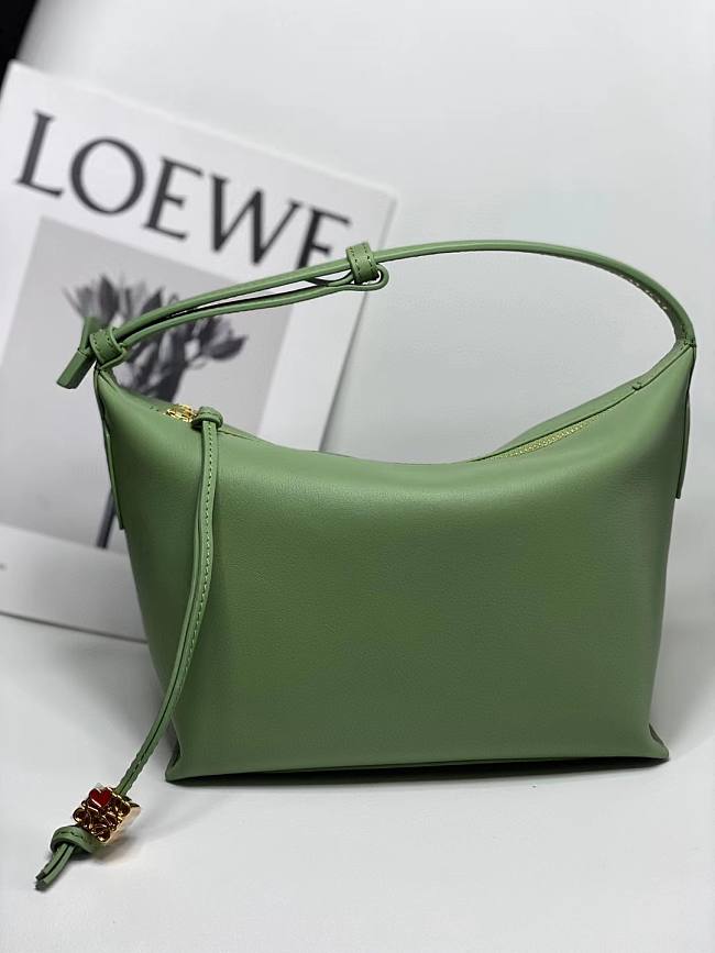 Loewe cubi Handbag green 21*17*12.5cm - 1