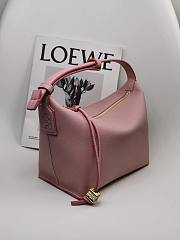 Loewe cubi Handbag pink 21*17*12.5cm - 4