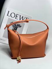 	 Loewe cubi Handbag dark brown 21*17*12.5cm - 1