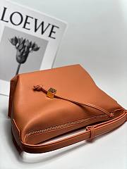 	 Loewe cubi Handbag dark brown 21*17*12.5cm - 4