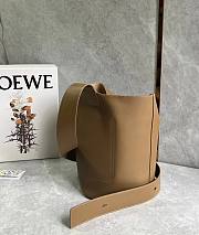 Loewe Pebble bucket bag brown 24.5*23.5*28cm - 4