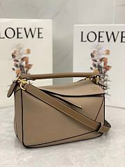 	 Loewe puzzle bag light brown 24*14*11cm - 5