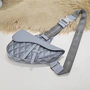 	 DIOR-saddle D8004 gray bag 26cm - 2