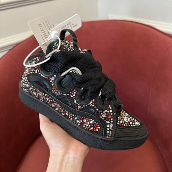 Lanvin- curb rhinestone sneakers