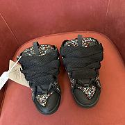 Lanvin- curb rhinestone sneakers - 3