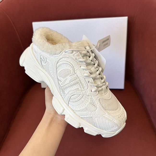 Dior low-top plush sneakers 04 - 1