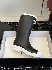 Chanel Rain Boots black - 2