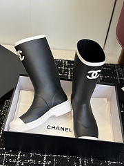 Chanel Rain Boots black - 3