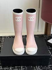 Chanel Rain Boots pink - 1