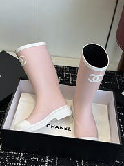 Chanel Rain Boots pink - 3
