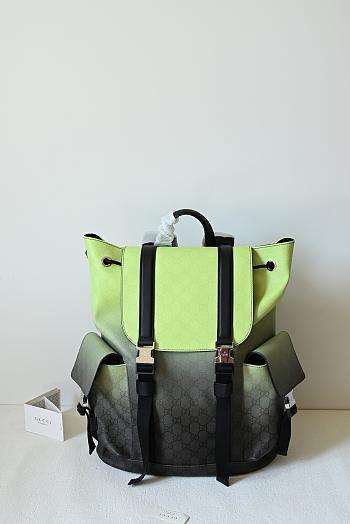 GUCCI backpack green 35*46*12