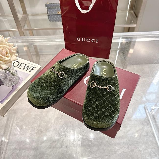 Gucci Slides Green - 1