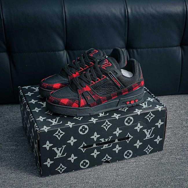 LV Trainer Sneaker Low Black/Red - 1