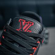 LV Trainer Sneaker Low Black/Red - 3