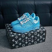 LV Trainer Sneaker Low Blue - 1