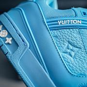 LV Trainer Sneaker Low Blue - 5