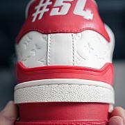 LV Trainer Sneaker Low White/Red - 4