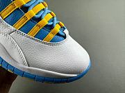 Air Jordan 10 White/Blue/Yellow jade HJ6779-114 - 5